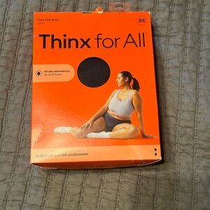 Thinx for All Leakproof Period Underwear Lace Trim Breif